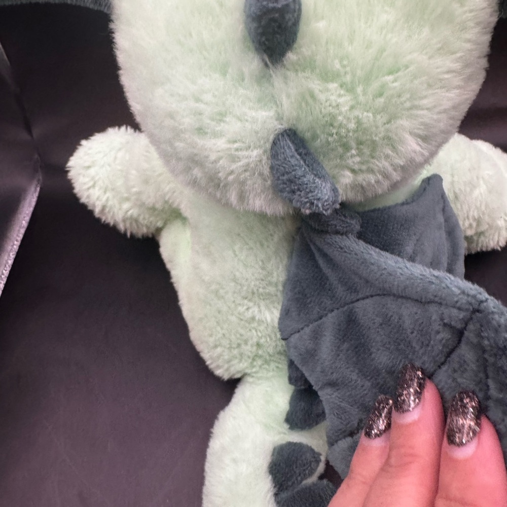 Warm Pals Daniel Dragon Plush Green  10” For Adults Comfort - Picture 11 of 14